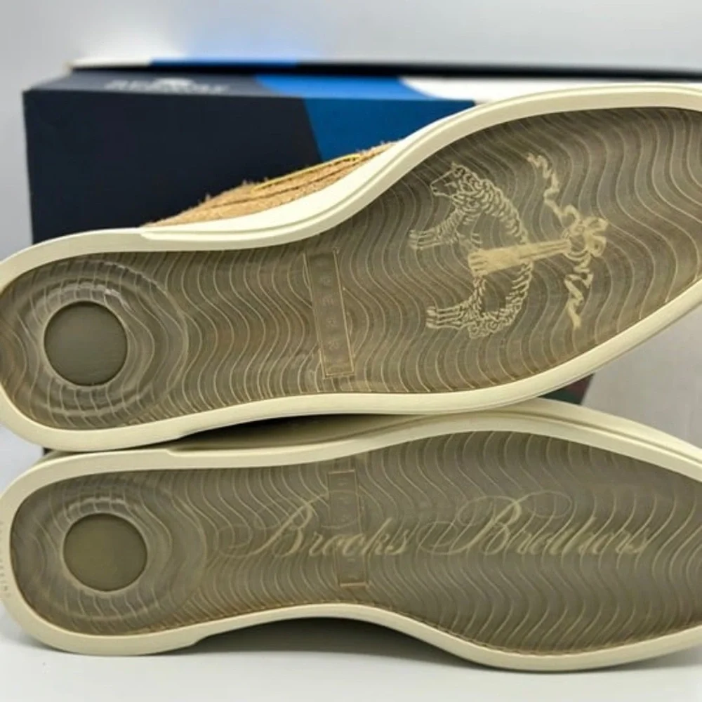 ✨Sperry x‎ Brooks Brothers A/O Cup 3-Eye - Premium Beige Suede Boat Shoes✨